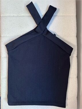 Lilly Morgan Black Top with Script Logo size S